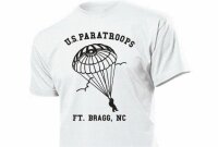 US Army T-Shirt Paratroops Ft. Bragg FJ Size S-3XL...