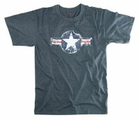 USAF Air Corps Kokarde T-Shirt Fatigue Vintage US Army...