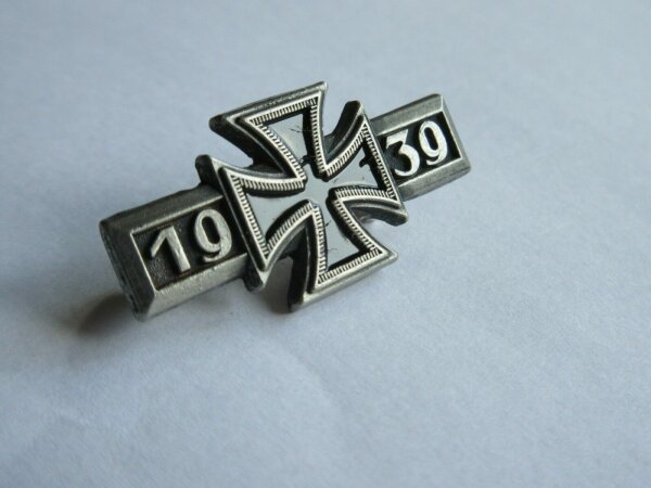 WH WW2 EK1 1939 Eisernes Kreuz Spange mit Nadel Wehrmacht Iron Cross WK2 WWII