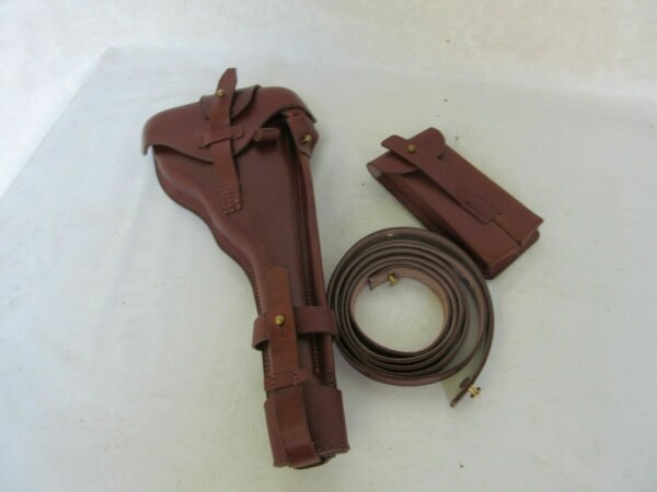 WWI WK1 Luger P08 Parabellum Ari Harness Holster Tragegestell Wehrmacht WH WWII