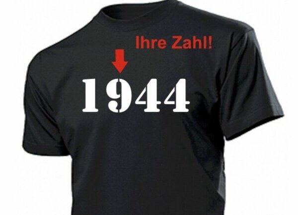 T-Shirt mit Deiner Jahreszahl Geburtstag Shirt Gr 3-5XL - Your Year Birthday