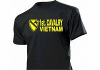 1st Cavalry Vietnam T-Shirt Gr 3-5XL US Army WK2 WWII...