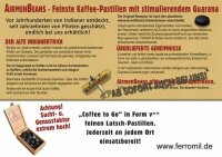 5x Airmen Beans Kaffee Guarana Pastillen (15,00 EUR / 100 Gramm) Coffee Pilot