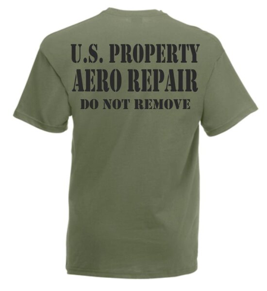 Aero Repair T-Shirt Airforce Gr 3-5XL US Army WWII WK2 USAAF USMC Marines Seals