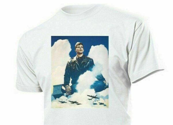 Air Force Recruiting Shirt 1940s USMC Marines Airforce Pilots US Army S-5XL