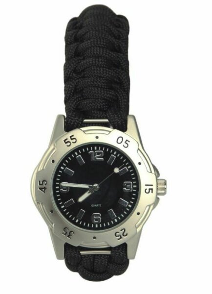 Armbanduhr Parachute Fallschirmleine Survival Rettungsseil Wrist Watch Safety