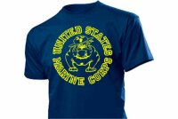 United States Marine Corps T-Shirt Bulldogge US Army Rot...