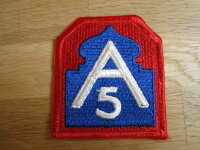 Original Patch &quot;US 5th Division&quot; Aufn&auml;her...