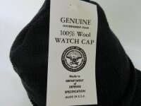 Original USA Army Watch Cap Navy Schirmm&uuml;tze Strickm&uuml;tze Beanie Hat Boonie