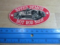 Patch Speed Demon Customs Hot Rod Speed Shop Nose Art...