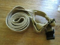 Gasmaskendose Beriemung Canvas Sling WH WK2 WWII Gasmask...