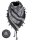 Halstuch Shemagh 110x110cm Paratrooper Skull Sword Scarf Schal Plo Kopftuch Army