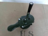 Handsirene Luftschutzsirene Hand Crank Sirene Aluminium Nato Army THW Feuerwehr