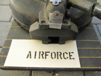 Stencil Lackier Schablone AIRFORCE 3/4&quot; USMC Marines...