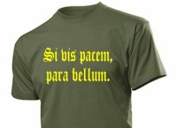 T-Shirt "Si vis pacem, para bellum."...