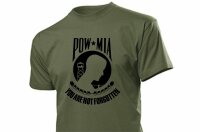 T-Shirt POW-MIA Flag US Army Vietnam Veteran Memory WW2...