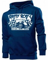 Hoody Rockabilly Ratty Rods Speed Shop Custom Vintage US...