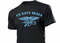 T-Shirt US Army Navy Seals with Anchor &amp; Eagle Gr S-5XL