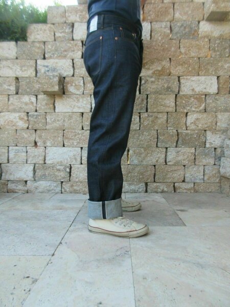 Quartermaster Denim Jeans 30er Jahre Style Rockabilly US Army Nose Art Slim Fit