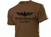 T-Shirt Waffenschmiede Ingolstadt mit Adler Gr S-XXL Eagle Weapon Blacksmith