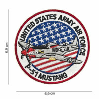 US Army Mighty Eighth 8th USAAF P-51 Mustang Jersey Jerk Nose Art Patch WK2 #2