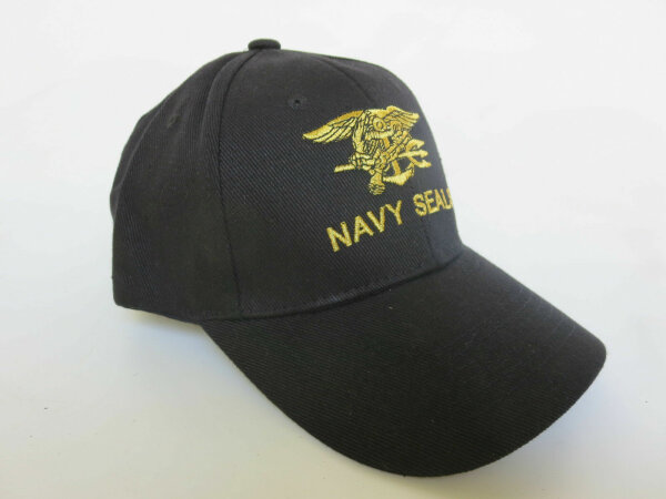 US Army Navy Seals Baseball Cap Black Insignia Eagle & Anchor USMC Marines Navy