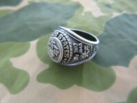 US Army USMC Marines Corps Insignia Ring 1775 Jun Tavern 1945 Iwo Jima WK2 Gr 13