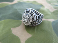 US Army USMC Marines Corps Insignia Ring 1775 Jun Tavern 1945 Iwo Jima WK2 Gr 13