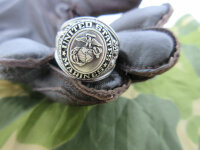 US Army USMC Marines Corps Insignia Ring 1775 Jun Tavern 1945 Iwo Jima WK2 Gr 13