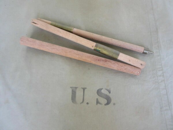 US Army Zeltbesteck Zeltstangen 1. Modell 1942 Zeltstange Tent Pole WWII WK2