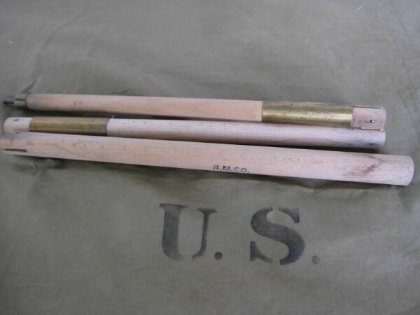 US Army Zeltbesteck Zeltstangen 1.Modell RMCO 1942 Zeltstange Tent Pole WWII WK2