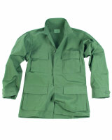 US BDU Feldjacke R/S "Light Jacket" Oliv Gr L...