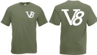 V8 US Car Oldtimer Ram F-150 T-Shirt Big Block GMC Hummer...