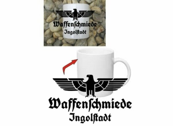 Waffenschmiede Ingolstadt Tasse Kaffeetasse WH Adler Vehicle Coffee Mug WK2