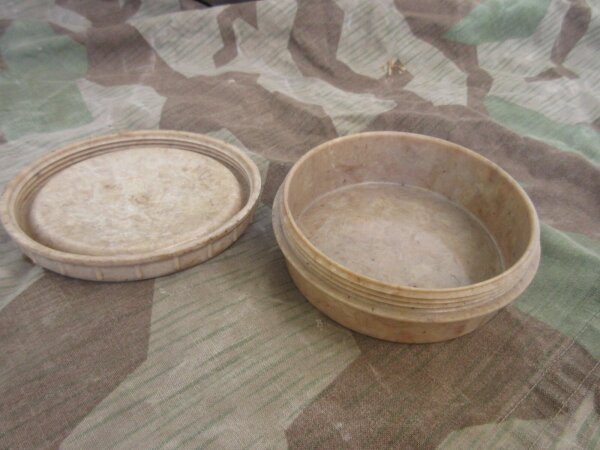 Wehrmacht Butterdose Fettdose Vorratsdose Fettbüchse Grease Box Bakelit WK2 WH