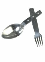 WH Essbesteck Göffel Landser 1942 Alu Uniform WKII...