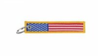 US Patch Flag Keychain