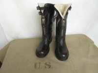 WW2 RAF US Army Aircrew Pilot Boots Fellstiefel 1937 Pattern