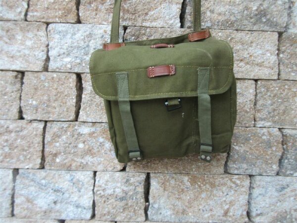 Army Military Canvas Umhängetasche Schultertasche True Vintage Musette Bag Retro
