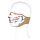Gesichtsmaske Mund-Nasen-Maske Neopren Skull Face Mask Mundmaske Totenkopf Biker