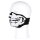 Gesichtsmaske Mund-Nasen-Maske Neopren Skull Face Mask Mundmaske Totenkopf Biker