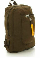 Vintage Canvas Flight Bag OD Rucksack Backpack Para Traveller Weekender