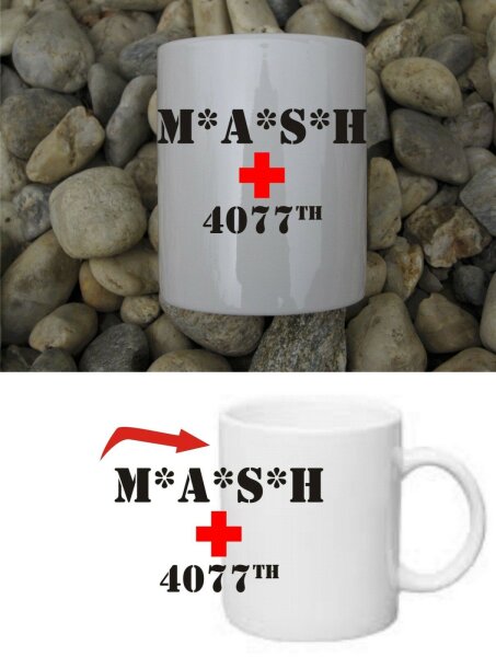 MASH 4077 M*A*S*H 4077th M.A.S.H. US Army Tasse Kaffeetasse Coffee Mug Haferl