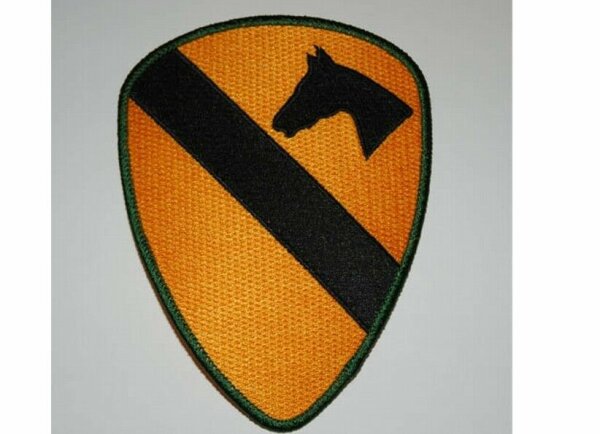1st Cavalry Division Tank Kavallerie Patch Aufnäher Vietnam WK2 USMC US Army #2