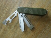 Spanish Army Pocket Knife Taschenmesser Sägeblatt Feile Schraubenzieher Outdoor