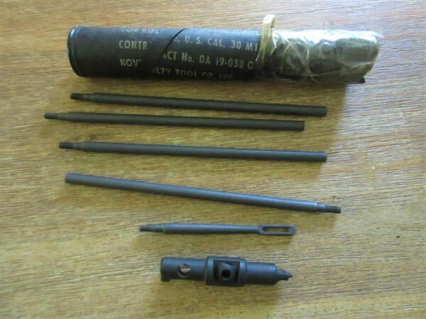 Original US Army Cleaning Rod Tool Set WWII WK2 US30 M1 Mint in Box Putzzeug
