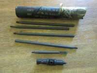 Original US Army Cleaning Rod Tool Set WWII WK2 US30 M1...