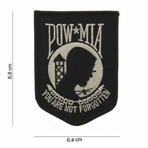 Pow Mia You are not forgotten RIP Soldiers Patch Aufn&auml;her Vietnam USMC US Army
