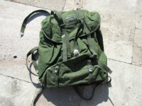 Rucksack Gebirgsj&auml;ger + Tragegestell Backpack + Carrier Gebirgskraxe