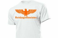 T-Shirt Reichsadler Reichsgrillmeister BBQ Grillen Koch Grillmeister Gr 3-5XL
